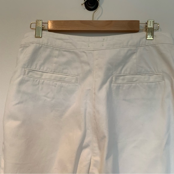 Top shop high waisted white denim crop pants - Picture 6 of 13